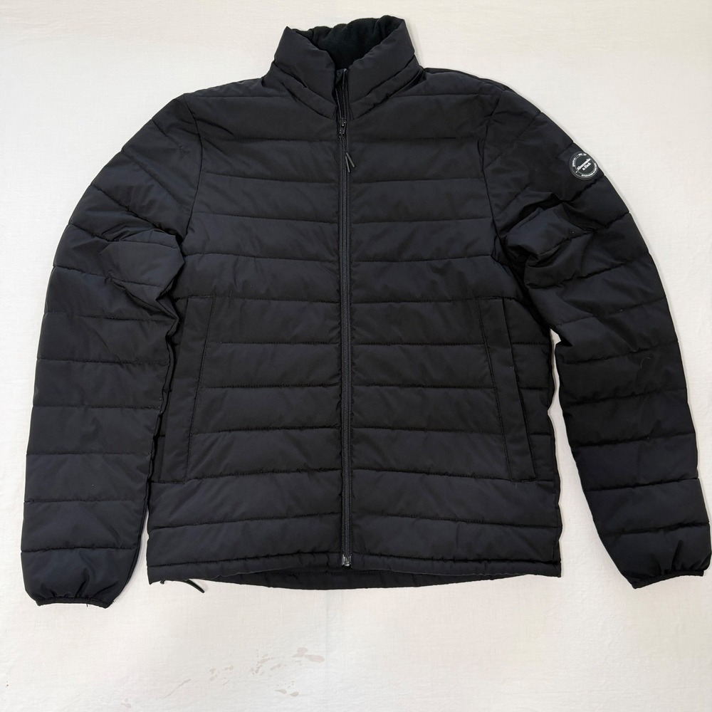 Abercrombie & Fitch Men's M Primaloft Lightweight Packable Puffer Jacket Black